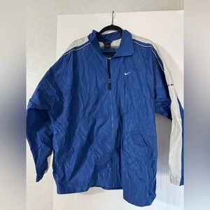 Nike Men's Windbreaker in Blue and Gray